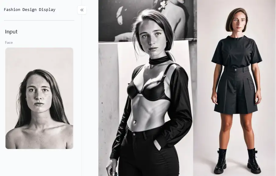 app from a1.art which is called 3d fashion design display in pixar style